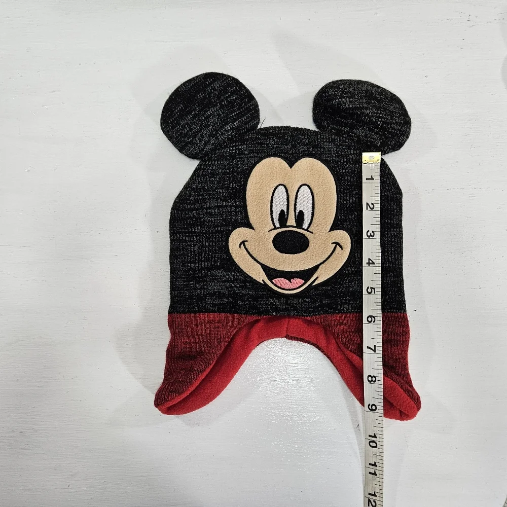 Disney Mickey Mouse Winter Hat Beanie Kids Size 2T - 5T